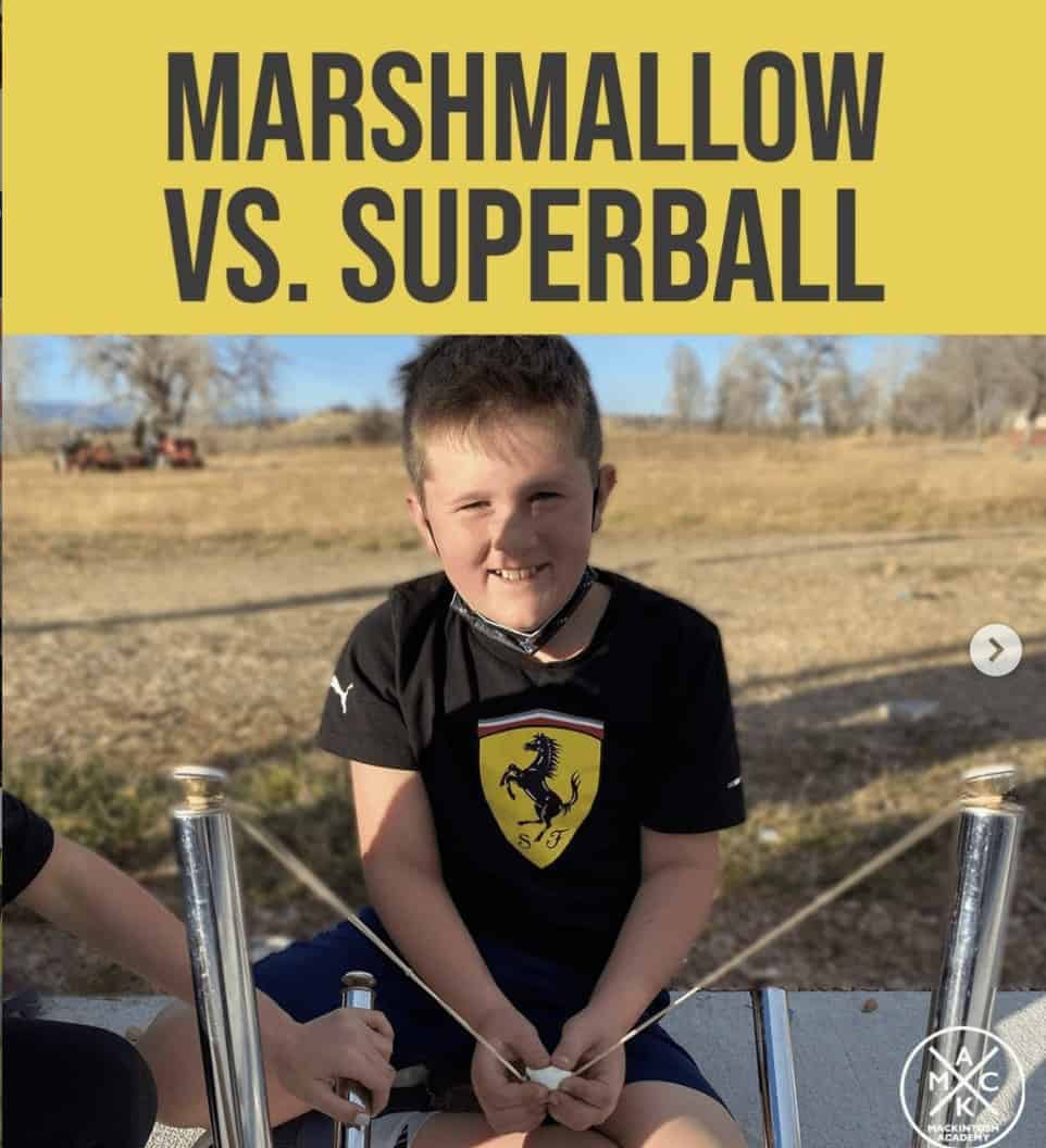 Slingshot Physics Mackintosh Academy Boulder